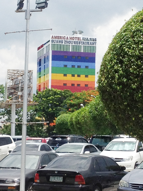 SMクラーク駐車場からの撮影。