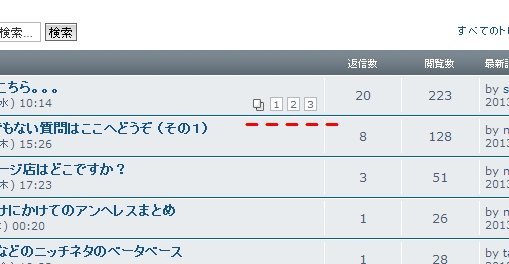 【トピックの一覧表示】